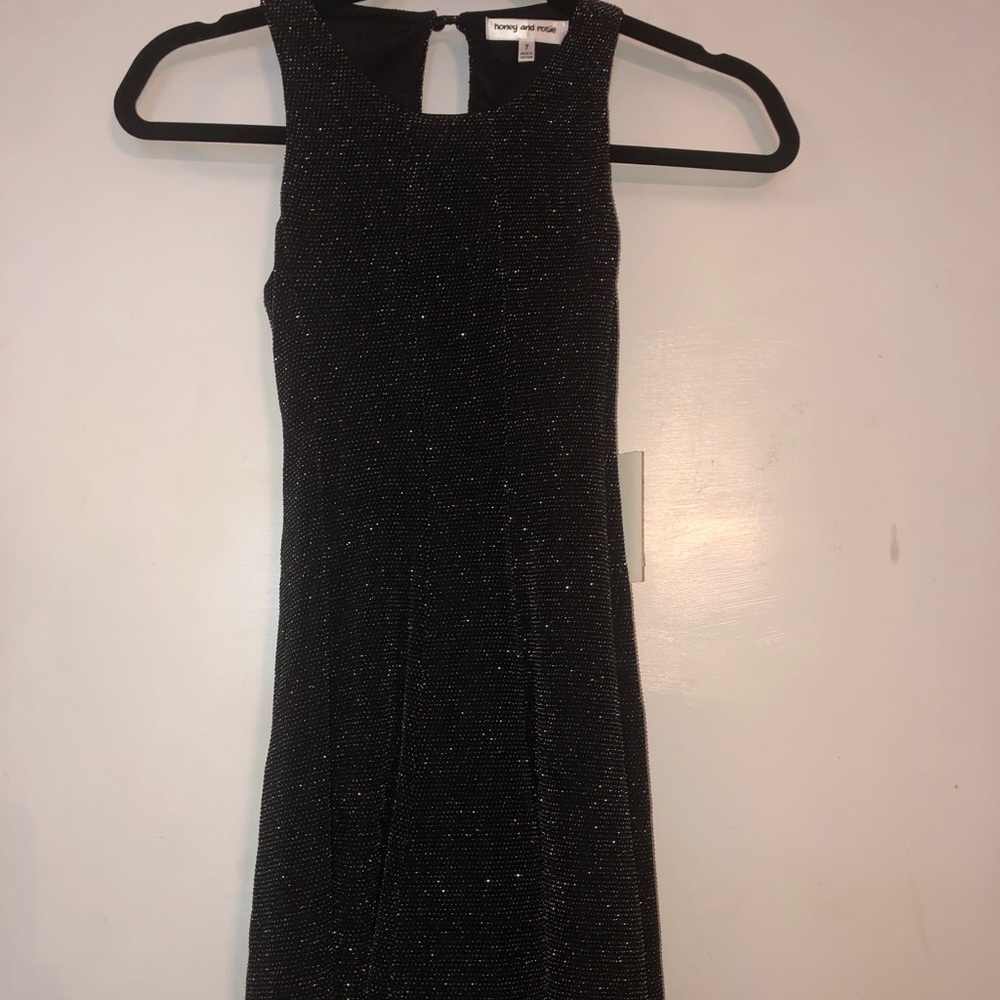 Honey and Rosie Black/Silver Dress